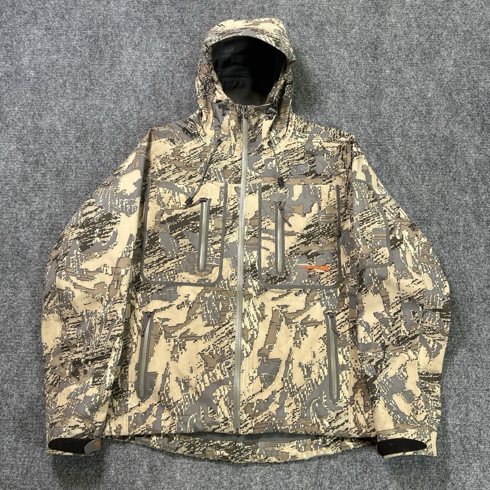 Sitka GoreTex Softshell Jacket Mens Large Optifade Subalpine Jetstream Camo Hunt